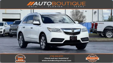 Black 2014 Acura MDX Advance Entertainment Pkg for sale in Alvin, TX
