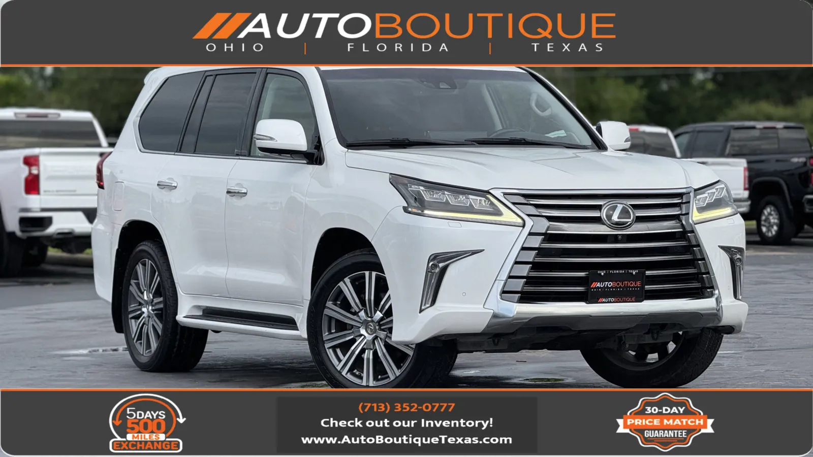 White 2017 Lexus LX 570 for sale in Alvin, TX