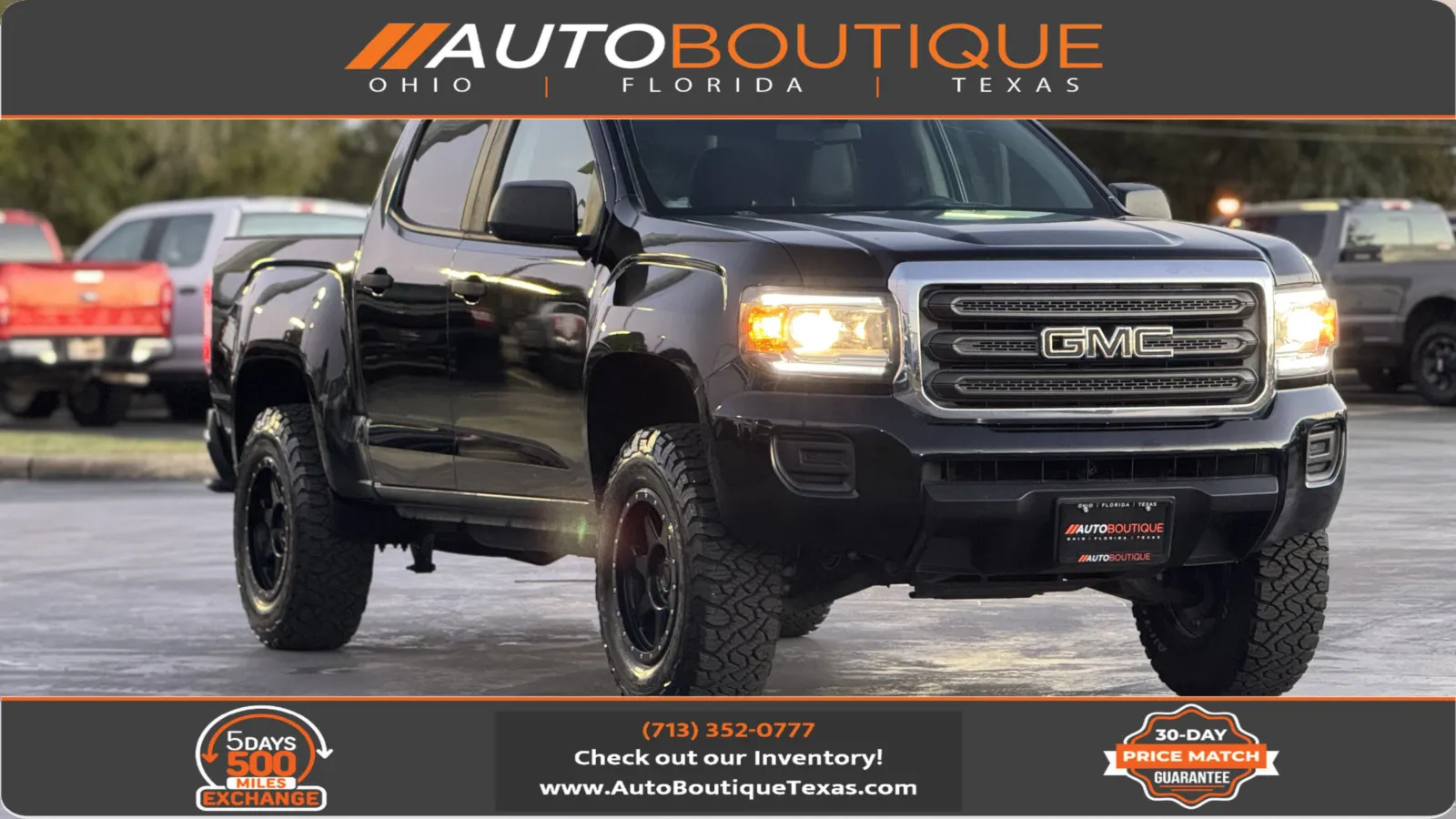 Black 2018 GMC Canyon 2WD for sale in Alvin, TX