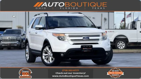 White 2015 Ford Explorer Limited for sale in Alvin, TX