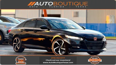 Black 2019 Honda Accord Sedan Sport 1.5T for sale in Alvin, TX