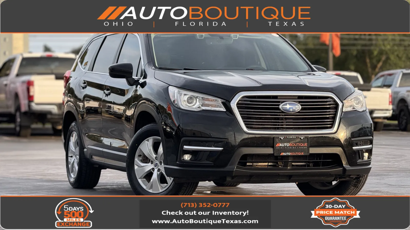 Black 2022 Subaru Ascent for sale in Alvin, TX