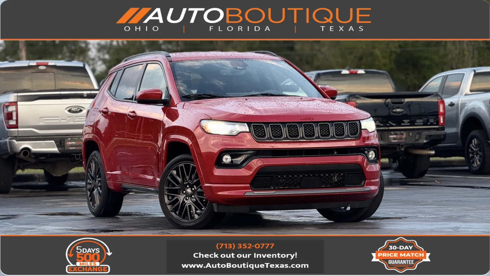 Red 2023 Jeep Compass (RED) Edition for sale in Alvin, TX
