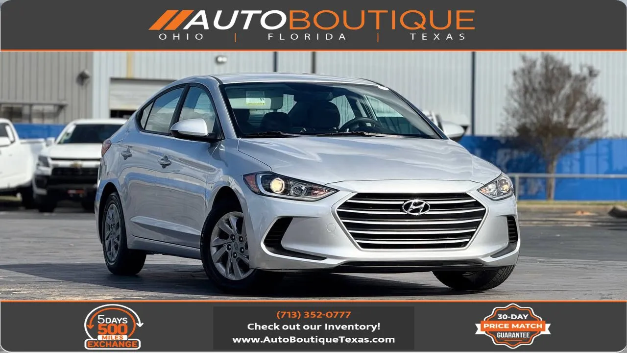 Silver 2017 Hyundai Elantra SE for sale in Alvin, TX