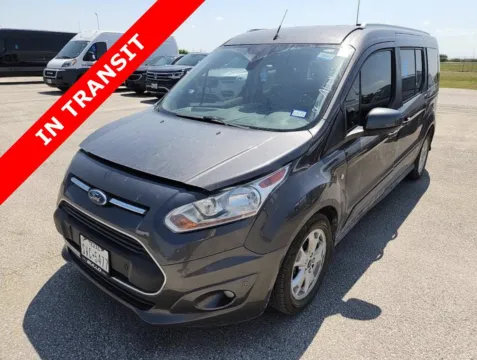 Gray 2018 Ford Transit Connect Wagon Titanium for sale in Alvin, TX