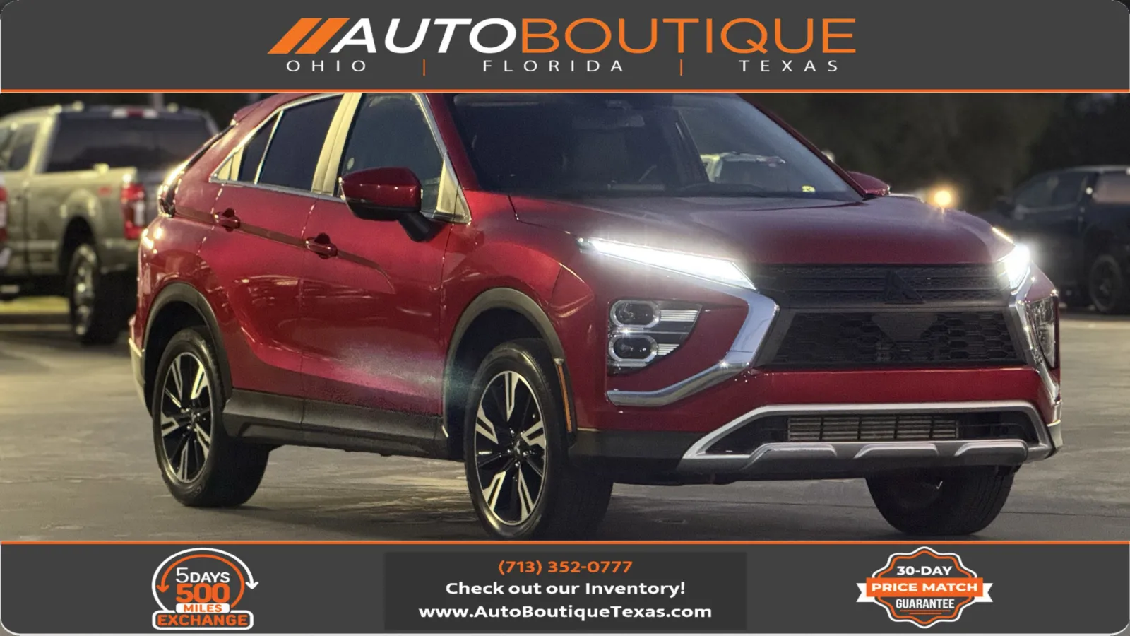 Red 2024 Mitsubishi Eclipse Cross SE for sale in Alvin, TX