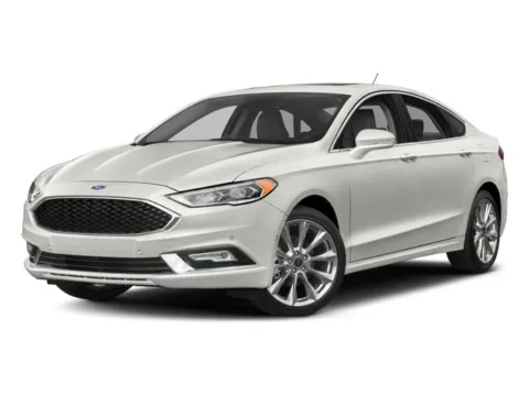 Black 2017 Ford Fusion Platinum for sale in Alvin, TX