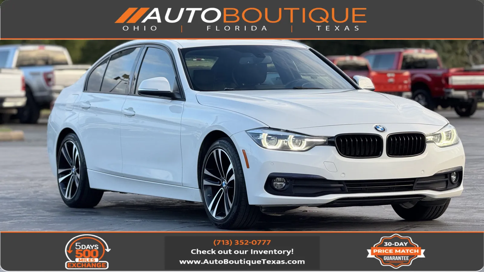 White 2018 BMW 328 D 328d for sale in Alvin, TX