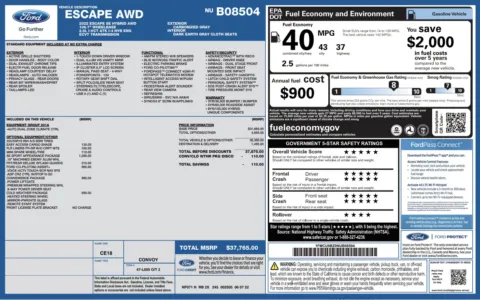 Photos of 2022 Ford Escape SE Hybrid for sale in Alvin, TX at Auto Boutique Texas
