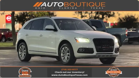 White 2015 AUDI Q5 PREMIUM Premium Plus for sale in Alvin, TX