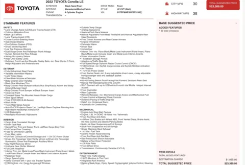 More photos of 2022 Toyota Corolla LE at Auto Boutique Texas, TX