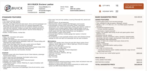 More photos of 2012 Buick Enclave Leather at Auto Boutique Texas, TX