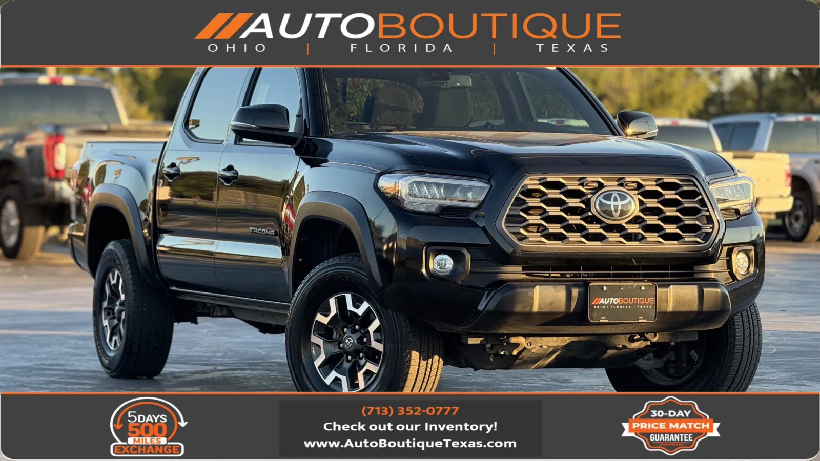 Black 2021 Toyota Tacoma TRD Off Road for sale in Alvin, TX