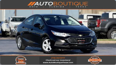 Black 2018 Chevrolet Cruze LS for sale in Alvin, TX