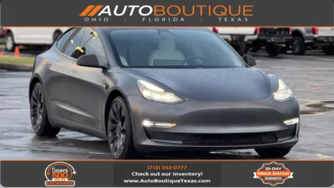 Blue 2021 Tesla Model 3 Performance for sale in Alvin, TX