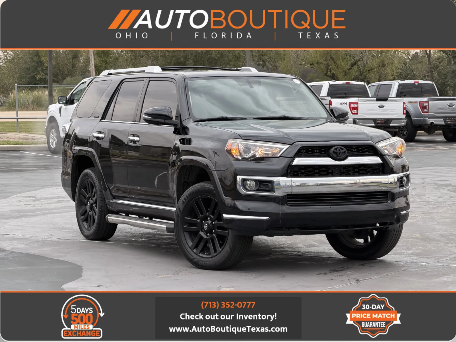 Black 2014 Toyota 4Runner Limited for sale in Alvin, TX