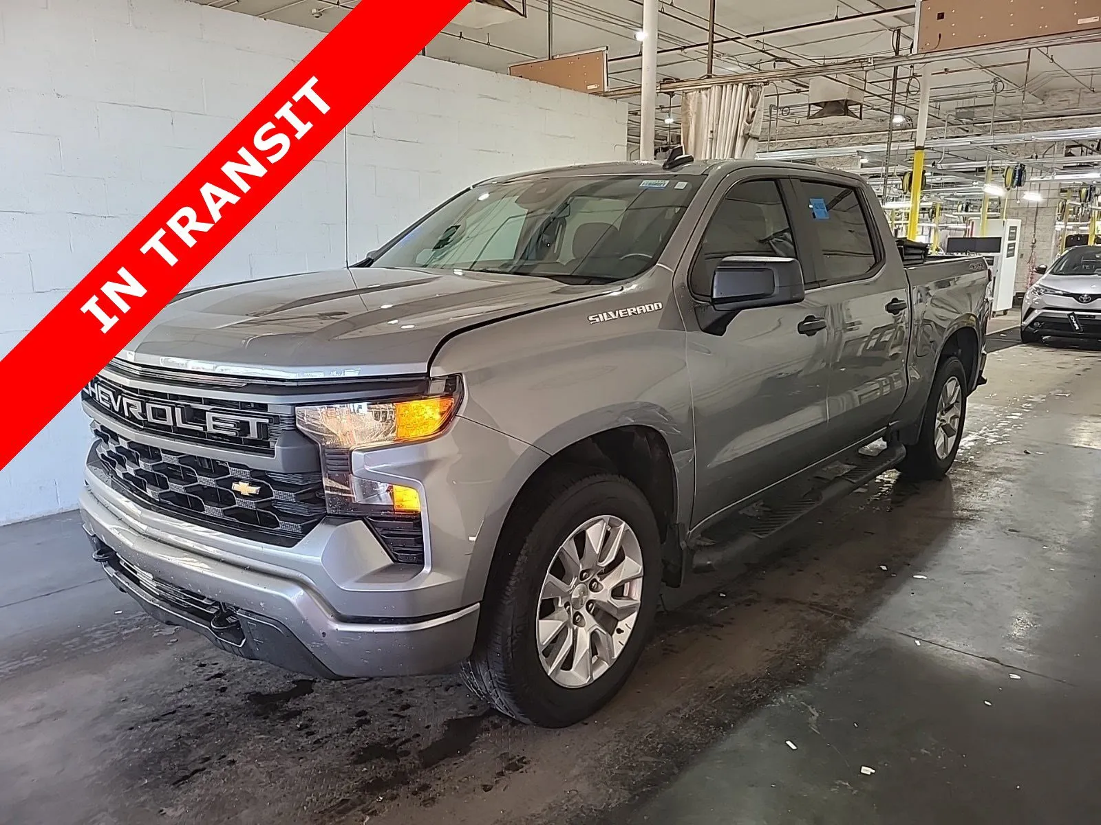 Gray 2024 Chevrolet Silverado 1500 Custom for sale in Alvin, TX