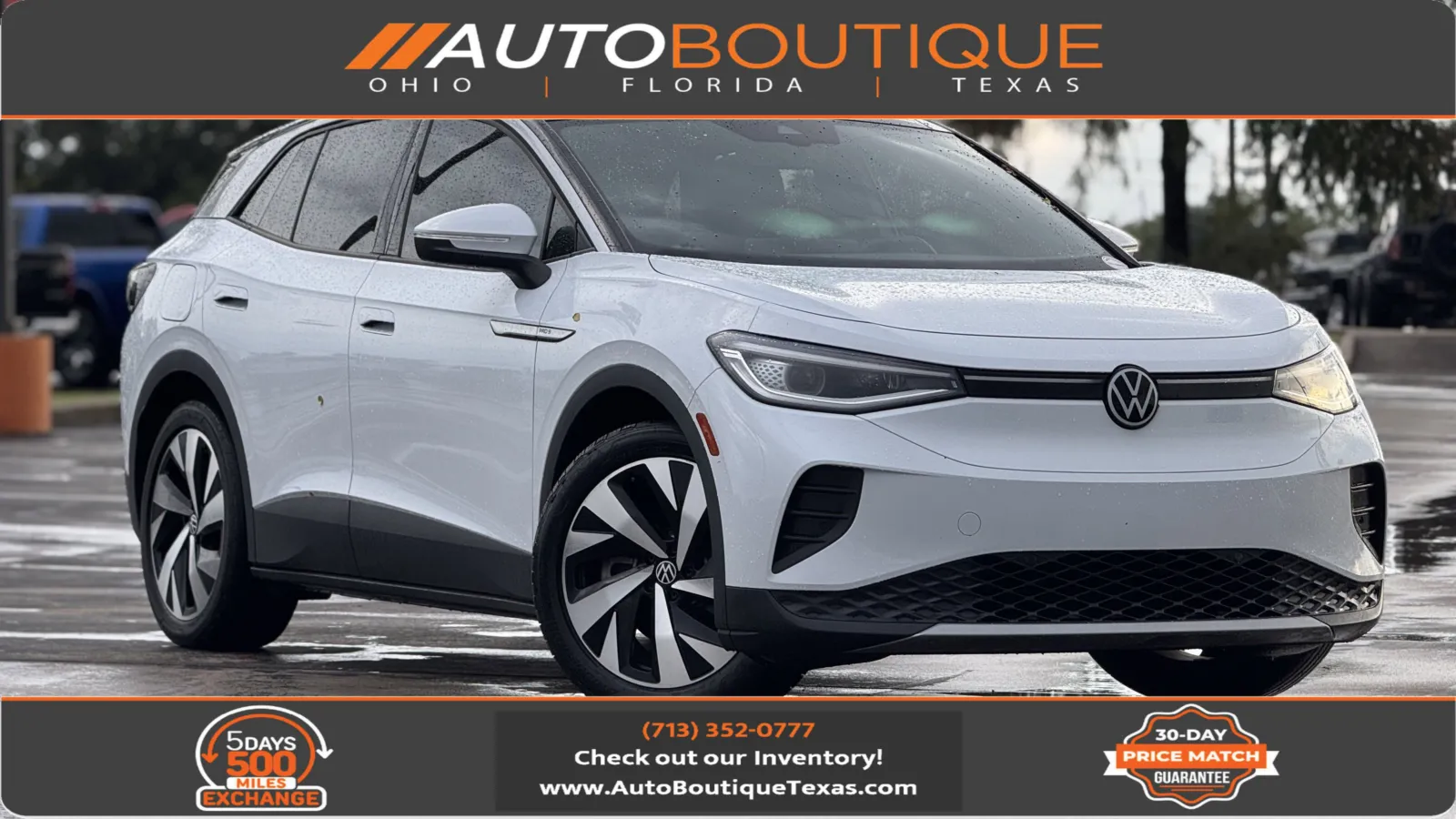 White 2021 Volkswagen ID.4 Pro S for sale in Alvin, TX