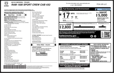 Photos of 2016 Ram 1500 Sport for sale in Alvin, TX at Auto Boutique Texas