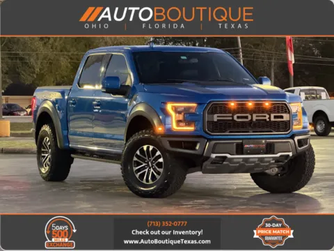 Blue 2019 FORD F-150 RAPTO Raptor for sale in Alvin, TX