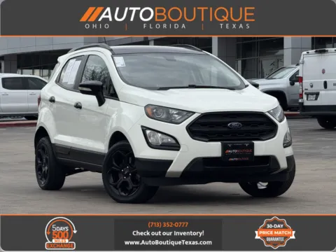 White 2021 Ford EcoSport SES for sale in Alvin, TX