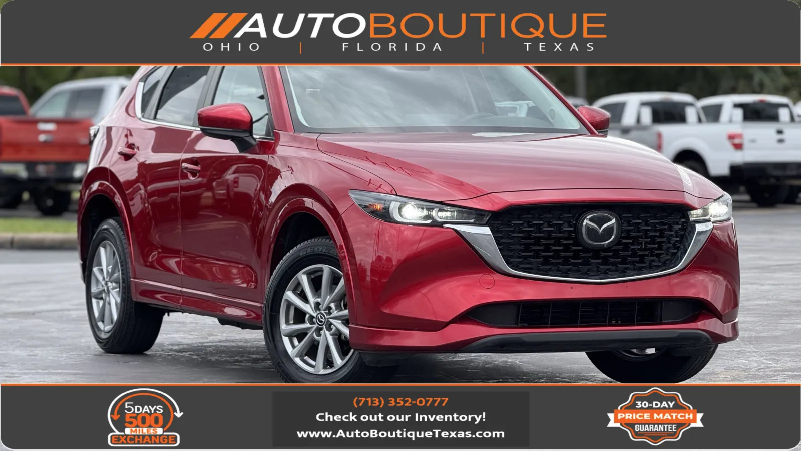 Red 2024 Mazda CX-5 2.5 S Preferred Package for sale in Alvin, TX