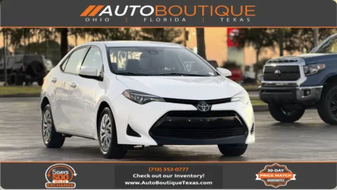 White 2019 Toyota Corolla LE for sale in Alvin, TX