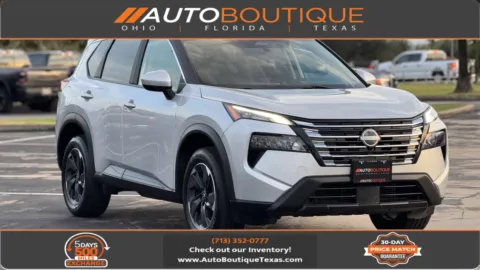 Silver 2024 Nissan Rogue SV for sale in Alvin, TX
