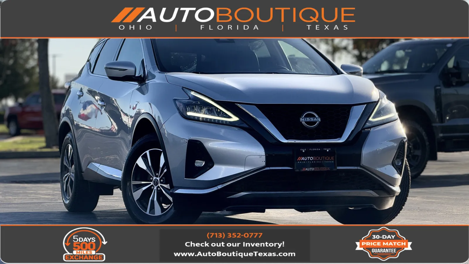 Silver 2023 Nissan Murano SV for sale in Alvin, TX