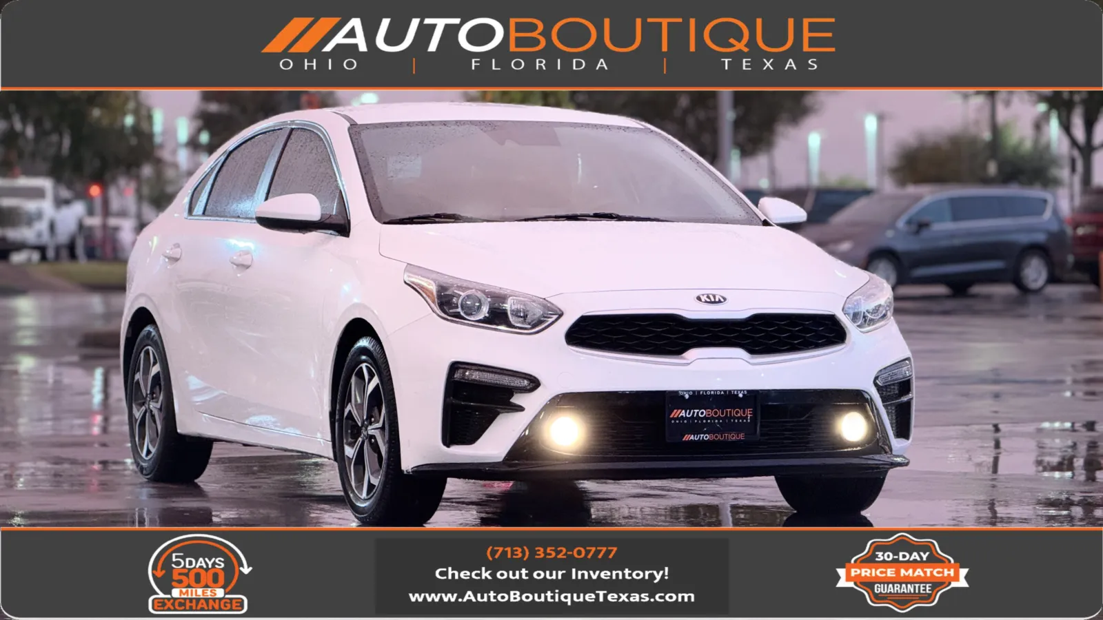 White 2021 Kia Forte LXS for sale in Alvin, TX