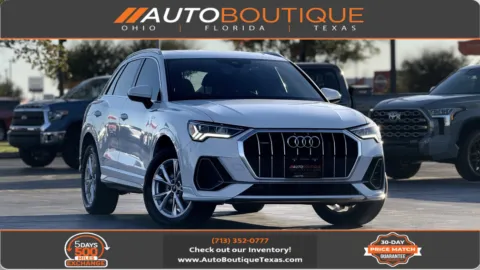 White 2024 Audi Q3 S line Premium for sale in Alvin, TX