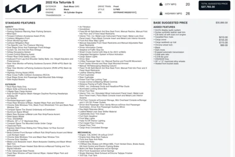 More photos of 2022 KIA TELLURIDE S at Auto Boutique Texas, TX