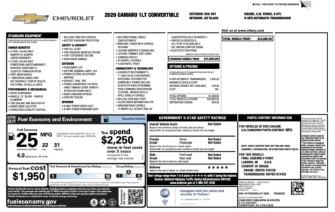 Photos of 2020 Chevrolet Camaro 1LT for sale in Alvin, TX at Auto Boutique Texas