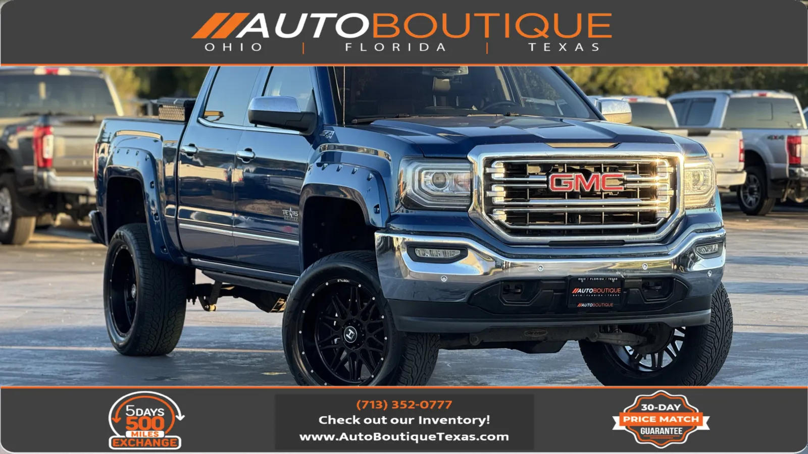 Blue 2018 GMC Sierra 1500 SLT for sale in Alvin, TX