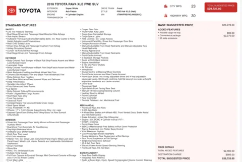 More photos of 2016 Toyota RAV4 XLE at Auto Boutique Texas, TX