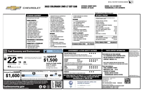 Photos of 2022 Chevrolet Colorado 2WD LT for sale in Alvin, TX at Auto Boutique Texas