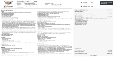 More photos of 2019 Cadillac CTS Sedan Luxury RWD at Auto Boutique Texas, TX