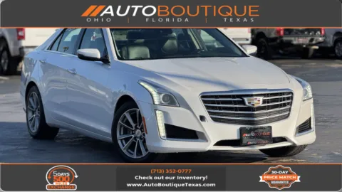 White 2019 Cadillac CTS Sedan Luxury RWD for sale in Alvin, TX