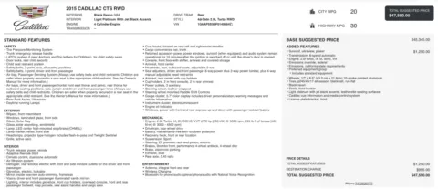 More photos of 2015 CADILLAC CTS RWD at Auto Boutique Texas, TX