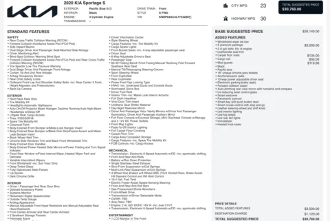 More photos of 2020 Kia Sportage S at Auto Boutique Texas, TX