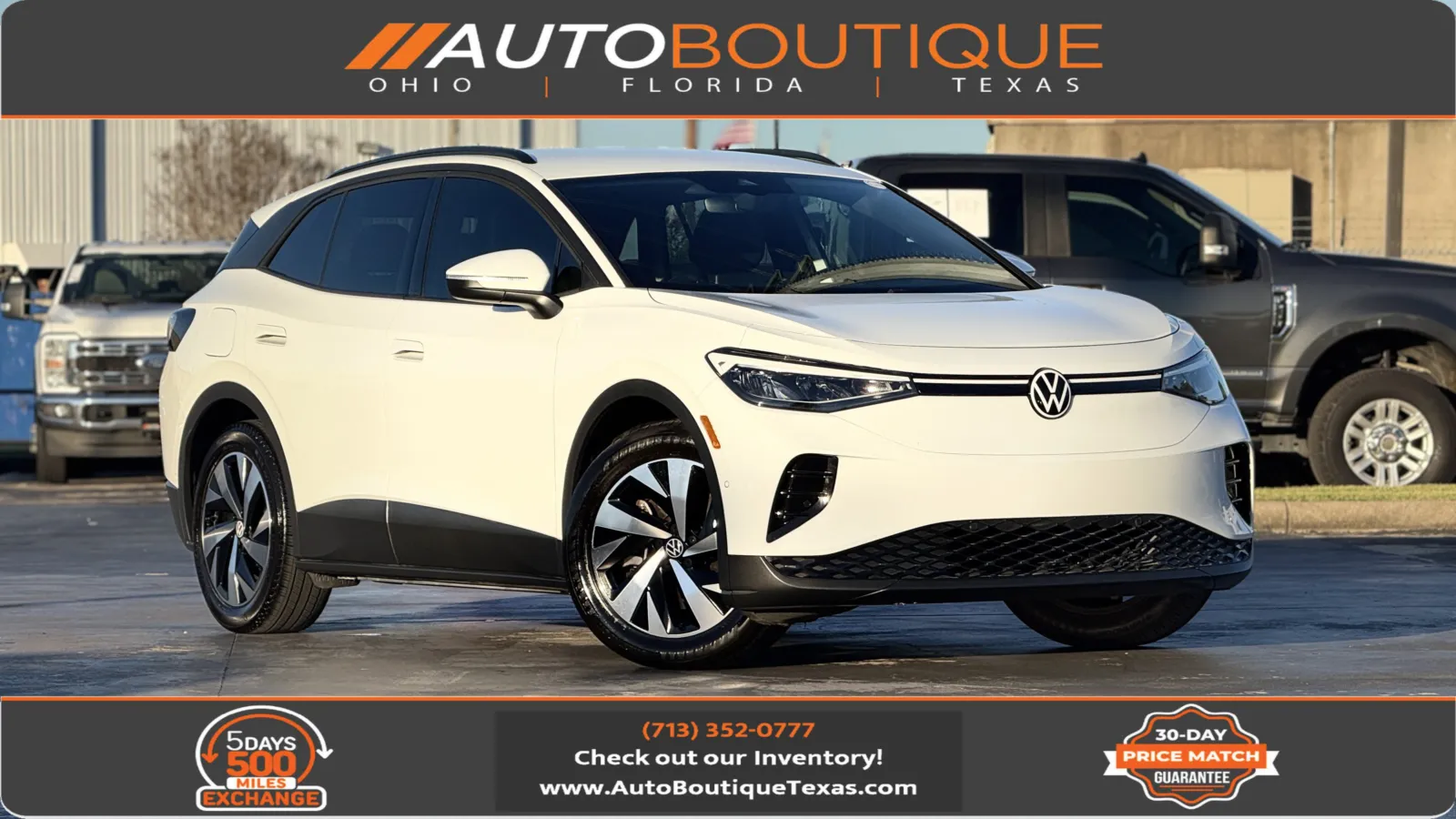 White 2024 Volkswagen ID.4 Standard for sale in Alvin, TX