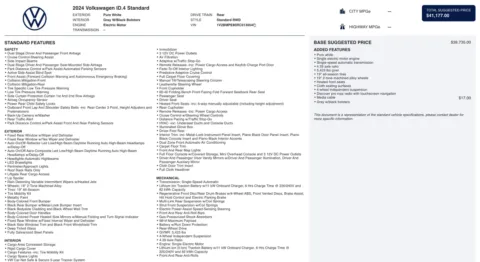 Photos of 2024 Volkswagen ID.4 Standard for sale in Alvin, TX at Auto Boutique Texas