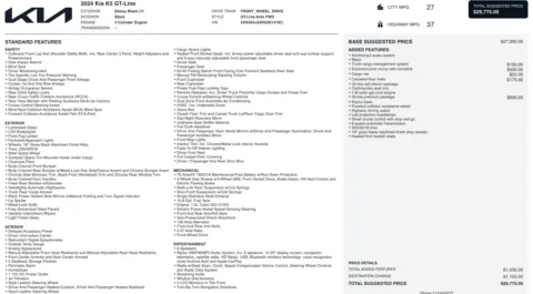 Photos of 2024 Kia K5 GT-Line for sale in Alvin, TX at Auto Boutique Texas