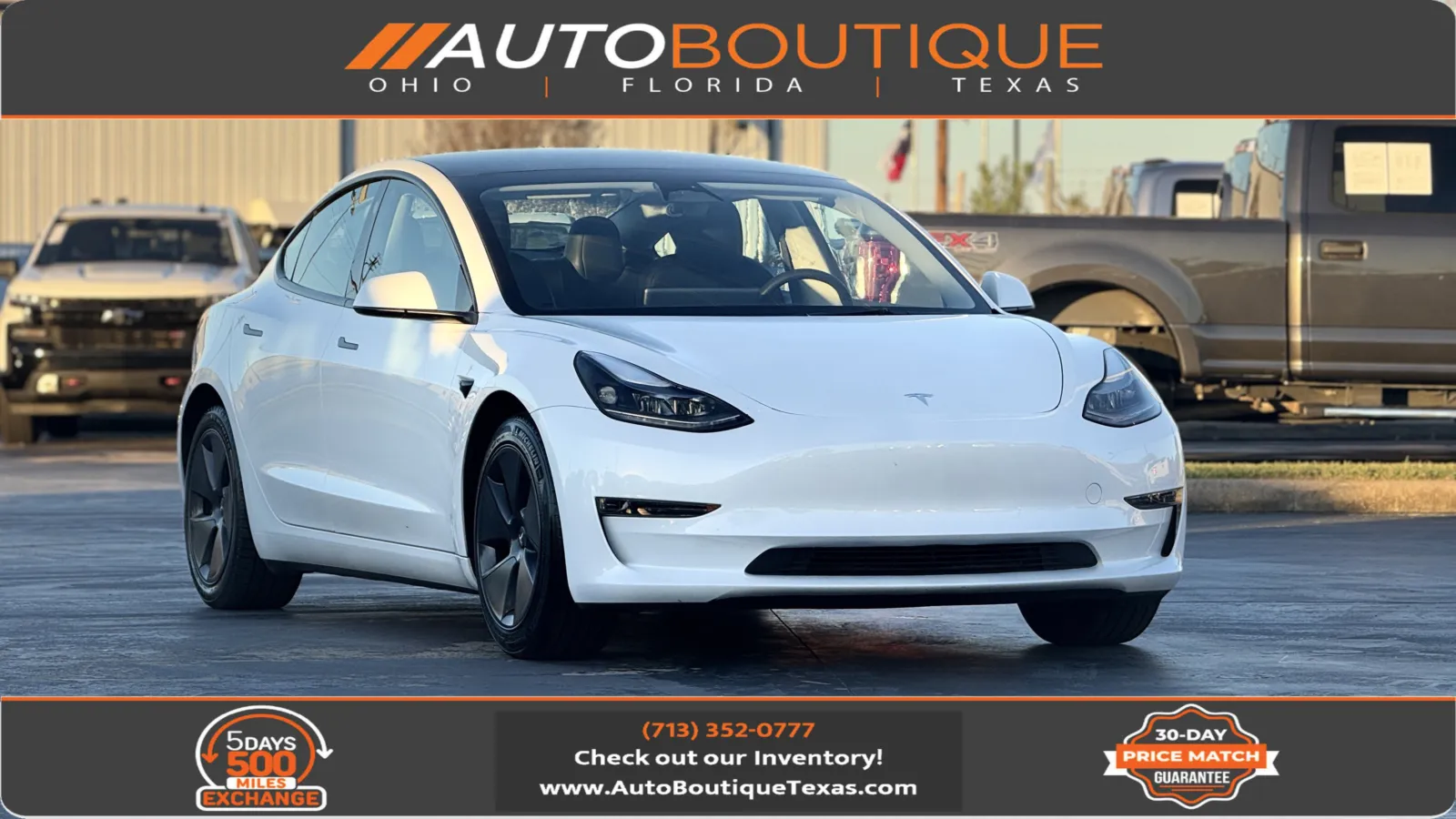 White 2023 Tesla Model 3 for sale in Alvin, TX