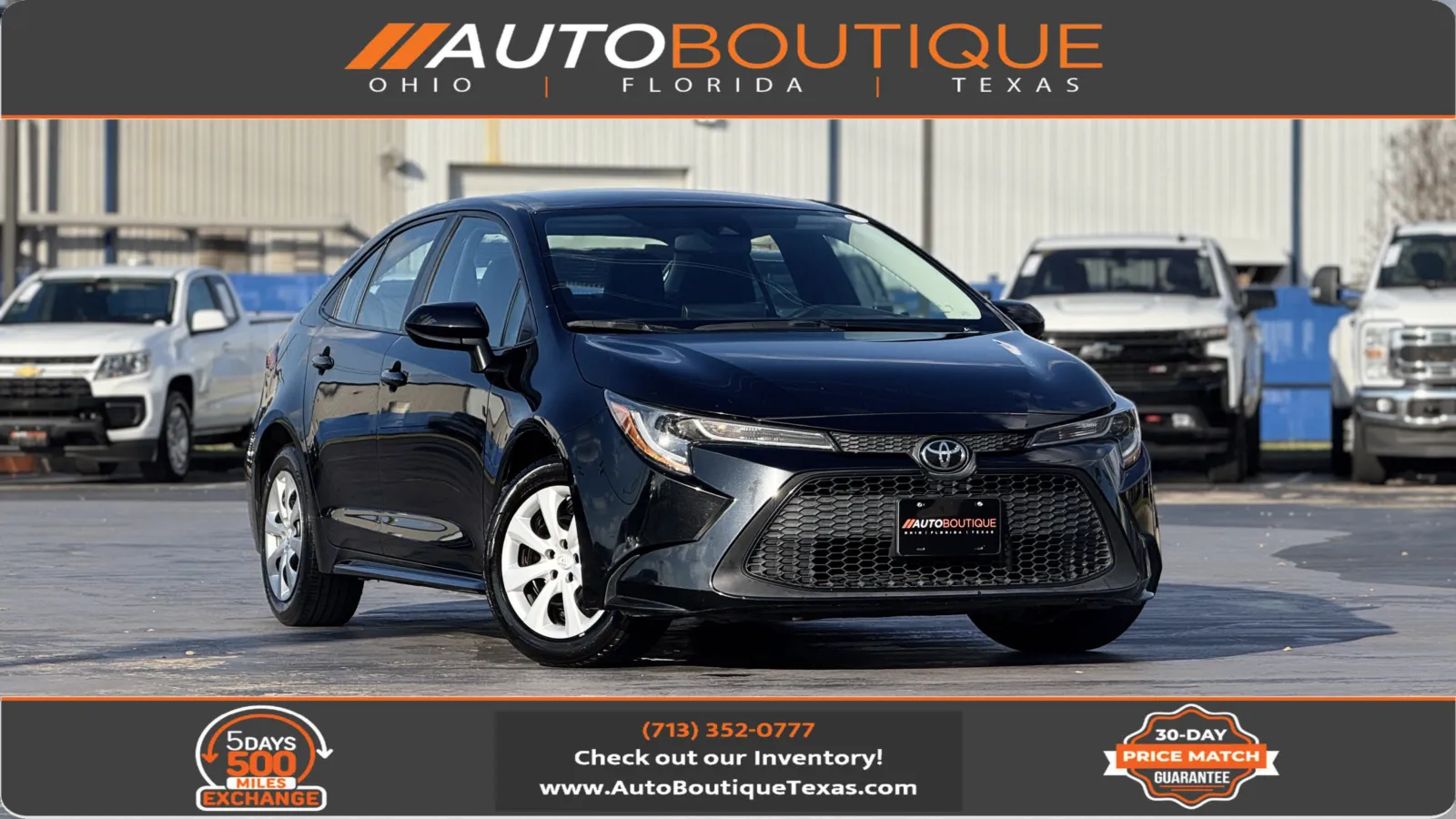 Black 2022 Toyota Corolla LE for sale in Alvin, TX