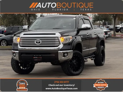 Black 2017 Toyota Tundra Limited for sale in Alvin, TX