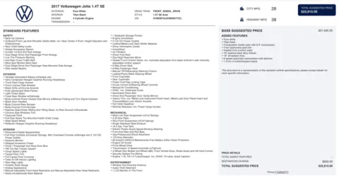 Photos of 2017 Volkswagen Jetta 1.4T SE for sale in Alvin, TX at Auto Boutique Texas