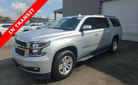 Silver 2017 Chevrolet Suburban LT for sale in Alvin, TX