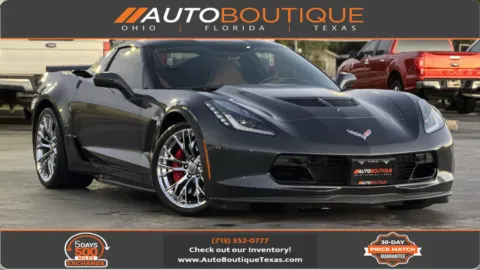 Gray 2017 Chevrolet Corvette Z06 2LZ for sale in Alvin, TX