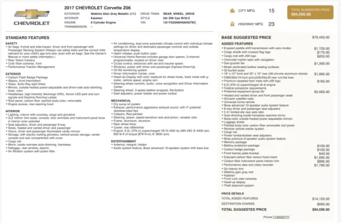 More photos of 2017 Chevrolet Corvette Z06 2LZ at Auto Boutique Texas, TX